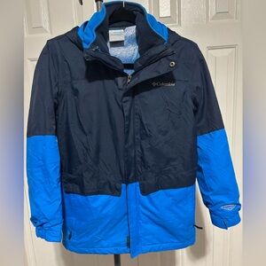 Columbia Blue Interchange Jacket. 2 in 1.